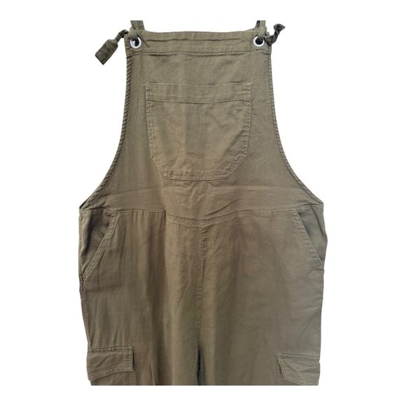 Garage Army Green Cotton Overalls with jogger cuffs size small - Picture 3 of 13